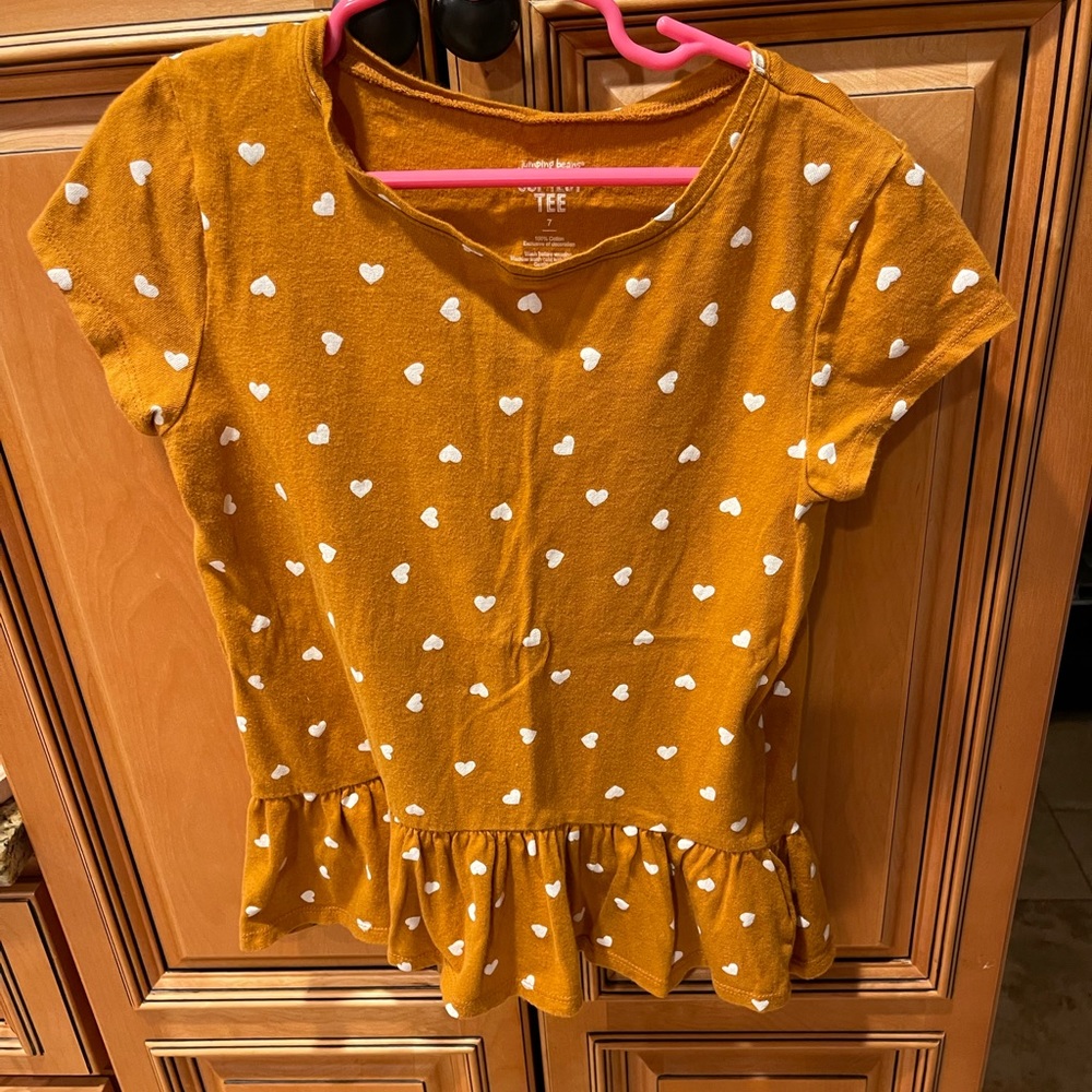 Girls heart shirt